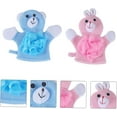 thumbnail image 4 of 2pcs Soft Baby Lovely Loofah Toddler Cartoon Puff Washcloths Ball Towels Cute Household Foaming Double- Wash Puppet Children Body Sponges Kids Loofahs for Animal Skin Bath, 4 of 5