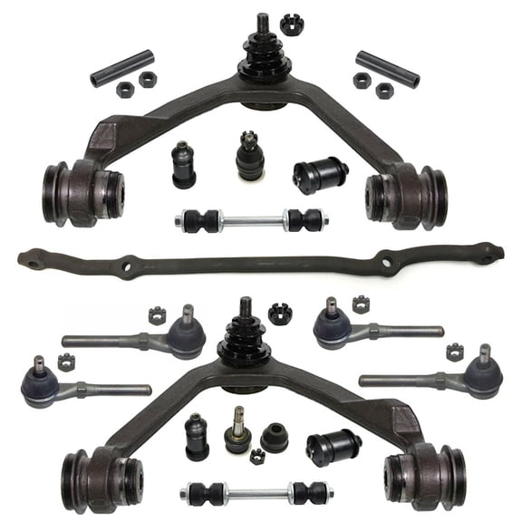 17 Pc New Suspension Kit Control Arms & Ball Joints Left & Right Side, Front Lower Control Arm Bushing