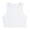 1-White868, variant on Wxolcjlv Girls Summer Athletic Solid Color Tank Top Casual Quick Dry O Neck Crop Top, Szies 1-14