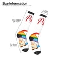 thumbnail image 2 of Naloa Lgbt Gnome Thigh High Socks Extra Long Stretchy Sock Women Over Knee High Opaque Stocking Daily Wear, 2 of 6