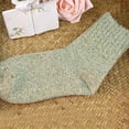 thumbnail image 7 of SANWOOD Socks 5 Pairs Women Winter Thick Warm Soft Woolen Yarn Solid Casual Sports Socks, 7 of 7