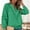 Green, variant on IUYRTFE Women's Quarter Zip Pullover Sweatshirt with Textured Fabric and Ribbed Trim Long Sleeve Casual Sporty Top