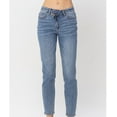thumbnail image 5 of JUDY BLUE HIGH WAIST CROSSED OVER WAISTBAND RELAXED JEANS, 5 of 6