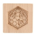 thumbnail image 2 of Cookie Mold Shortbread Mold Wooden Biscuit Cutter Cookie Mold Cutter Gingerbread Biscuit Shortbread Mold(Bee), 2 of 8