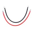 thumbnail image 2 of 2 Pcs Battery Inverter Cable 6AWG 12 Inch Positive Negative Power Inverter Wire with 0.31in Tinned Copper Lugs for Solar Boat RV Car, 2 of 7