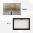 thumbnail image 4 of Aarocafa – Inner Wood Frame Golden Tree Canvas – Seamless Taut Texture Decor Home Decor; Holiday Gifts for Long-Lasting Use – 16x16in – Inner Wood Frame, 4 of 7