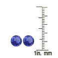 thumbnail image 3 of Yellow Gold with Natural Tanzanite Stud Earrring, 3 of 3