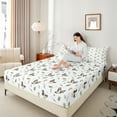 thumbnail image 4 of jejeloiu Wild Mallard Duck Bed Sheets,Rustic Farmhouse Hunting King Sheets For Boys Kids 4pcs, 4 of 7