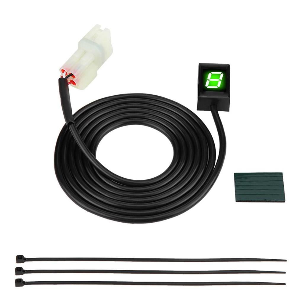 Motorcycle Gear Indicator Display Speedometer Digital Shift Lever