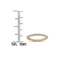 thumbnail image 3 of 1ct Diamond Eternity Ring 18k Yellow Gold, 3 of 3