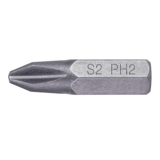 Puntas para desarmador Phillips PH2, 1', 5 piezas Truper TRUPER PUDE-1102