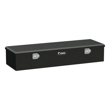 Matte Black Aluminum 58" 5th Wheel Truck Tool Box (Heavy Packaging)