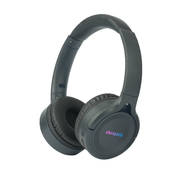 AUDIFONOS AIWA AWK17G INALAMBRICOS BLUETOOTH 5W gris