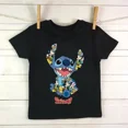 thumbnail image 3 of Camiseta de algodón para niños, camiseta de dibujos animados de Disney Lilo Stitch, camiseta de manga linda de Stitch, camiseta gráfica Y2k, camisetas para niñas y niños, 3 of 5