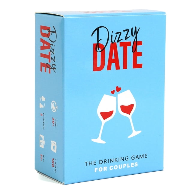 Juego de cartas Dizzys Dates Fun Family para adultos, adolescentes y niños