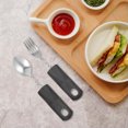 TUMALL Food Eating Adaptive Utensils Bendable Fork and Spoon Elder