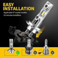 thumbnail image 5 of 1pcs Motorcycle 60w White 12000lm H7 Led Headlight Bulbs For Bmw R1200gs 2004-2018 R1200rs 2015-2019 R1200rt 2005-2013, 5 of 5