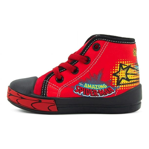 Tenis Niño Spider Man Bubble Gummers Zas Blanco/rojo 12-17 rojo 17