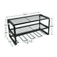 thumbnail image 4 of Performance Tool W7701 Power Tool Organizer Wall Mount - Hand Tool Storage Racks, Utility Racks, Drill Holder & More - 3 Tier Sturdy Iron 16" Cordless Tool Organizers, 4 of 10