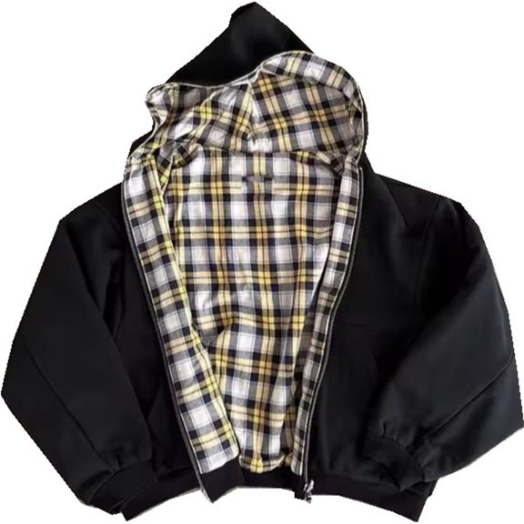 Silver Basic Unisex Loose Fashion Casual Double-Sided Sweatshirts with Long Sleeves and Hoods Coat S,Black-1