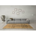 thumbnail image 3 of Ahgly Company Indoor Round Oriental Brown Traditional Area Rugs, 5' Round, 3 of 4