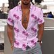 thumbnail image 4 of Men's Hawaiian Shirt Fun Short Sleeve Button Up Shirt Tropical Holiday Beach ShirtS, 4 of 5
