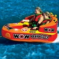 thumbnail image 3 of World of Watersports Towable Tube 14-1060 Bingo; Cockpit Design With High Backrest; 1 To 2 Riders/340 Pound Load Capacity; 69 Inch Length x 68 Inch Width; Multi-Color, 3 of 4