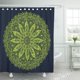 thumbnail image 1 of Cortina de Ducha ABPHQTO Asiática antigua abstracta Floral Mandala Verde 150x180 cm, 1 of 1