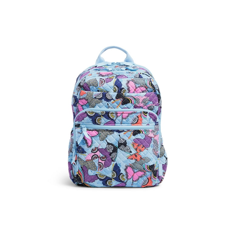 Vera Bradley Women's Recycled Cotton XL Campus Backpack Butterfly By -  Walmart.com