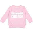 thumbnail image 2 of Inktastic Chicago Skyline Grunge Toddler Sweatshirt, 2 of 4