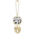 thumbnail image 1 of Instruments de Musique Combinaison Motif Illustration Porte-Clés Pendentif Aile d'Ange, 1 of 4