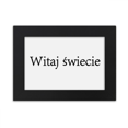 thumbnail image 1 of Hello World Polish Desktop Photo Frame Ornaments Picture Art Painting, 1 of 3