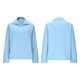 thumbnail image 4 of Heisall Womens Sweatshirts Long Sleeve V Neck Zip Up Solid Color Embossed Casual Knit Pullover, 4 of 7