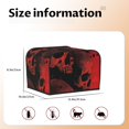 thumbnail image 5 of Fotbe Red And Black Abstract Skull for Four Slice Toaster Cover, Fingerprint Protector, Super Soft Appliance Cover And Dust Cover,Bread Dust Cover & Fingerprint Protection, 5 of 7