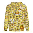 thumbnail image 5 of Gudetama Zip-Up Hoodie Pullover Hooded Long Sleeve Sweatshirts Tops Blouse with Pocket for Mens Womens, 5 of 8