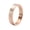 Rose Gold, variant on Women Men's 4mm Koi Dragon Stainless Steel Ring Personalized Ring Band Finger Jewelry Silver Size 8