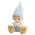 thumbnail image 4 of Aurora - Medium Blue Precious Moments - 9.5" Prayer Boy Spanish - Inspirational Stuffed Animal, 4 of 5