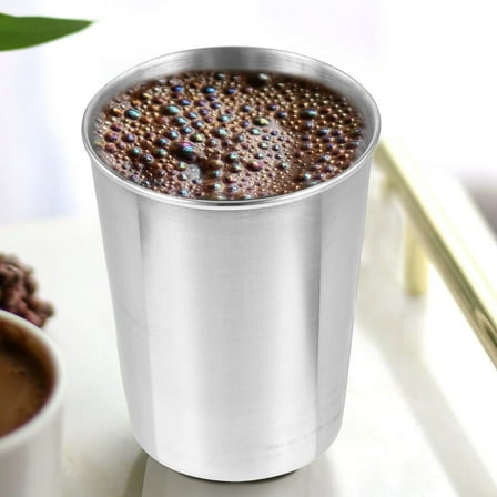 ULTNICE Christmas Stainless Steel Cup Silver 1Pack