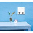 thumbnail image 5 of WIRESTER 2-Gang No Device Wall Plate Cover, Nursery Baby Raccoon Kits, 5 of 6