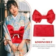 thumbnail image 3 of WAXIAYU Japanese Kimono Bow Belt Yukata Obi for Women, 3 of 7