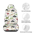 thumbnail image 4 of Yiaed Dinosaur Print Car Seat Covers,Universal Auto Seats Protector Fits for Car,SUV Sedan,Truck,Automotive Seat Covers & Accessories, 4 of 5