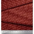 thumbnail image 2 of Soimoi Red Cotton Voile Fabric Poker Card Symbol Decor Fabric Printed Yard 42 Inch Wide, 2 of 3