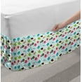 thumbnail image 2 of Underwater Bed Skirt, Doodle Fishes Swimming in the Sea Starfish Anemone Butterflyfish Bubbles Kids, Elastic Bedskirt Dust Ruffle Wrap Around for Bedding Decor, 4 Sizes, Multicolor, by Ambesonne, 2 of 2