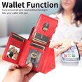 thumbnail image 3 of Crossbody Case for Samsung Galaxy S24 Ultra, Adjustable Shoulder Strap 47" / 1.2m, Finger Ring Holder with 6 Card Slots, 3 of 16