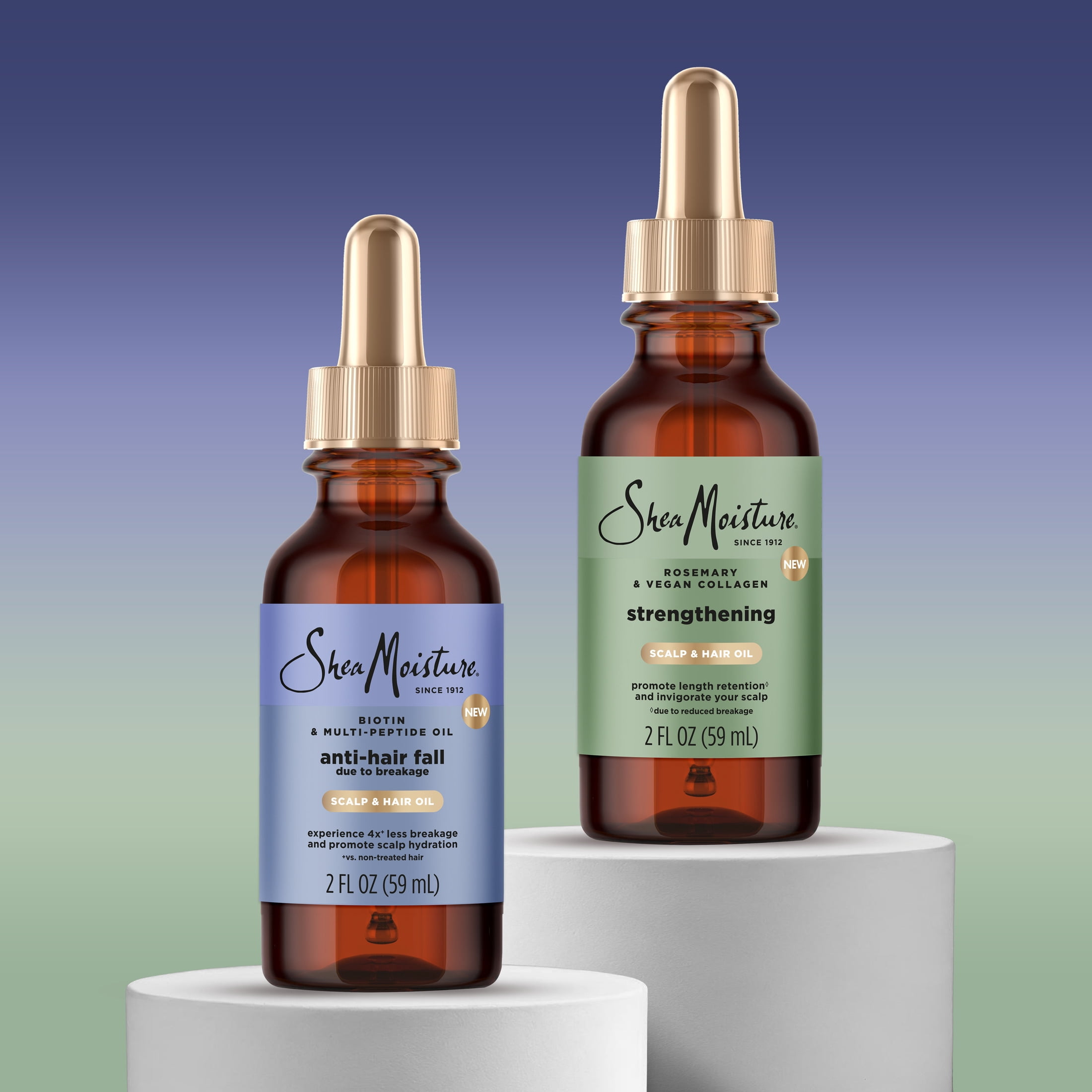 SheaMoisture Strengthening Scalp & Hair Oil Rosemary & Vegan Collagen, 2 fl oz 1