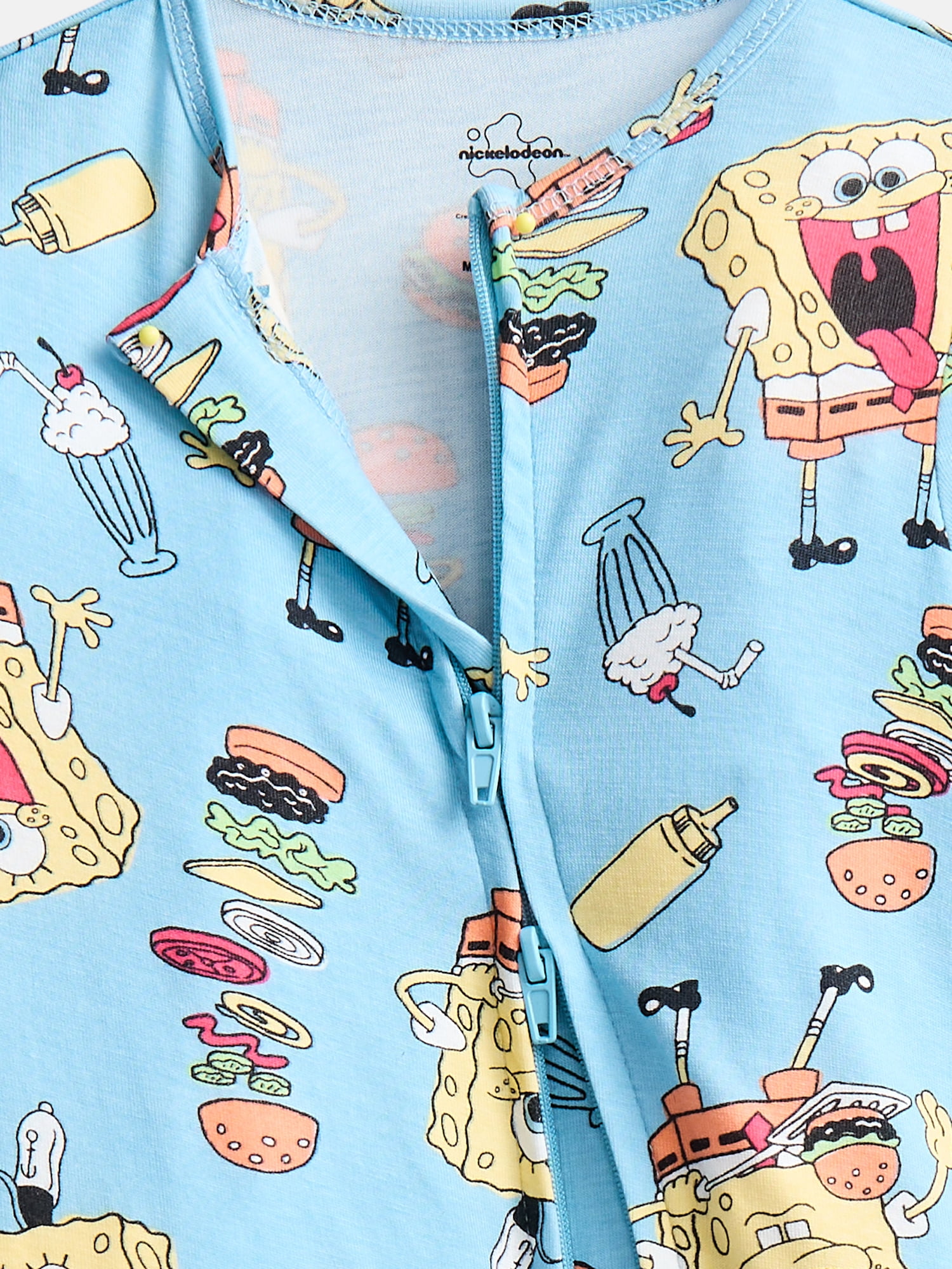 SpongeBob SquarePants Baby Boys Sleep Footed One-Piece, Sizes 0M-24M