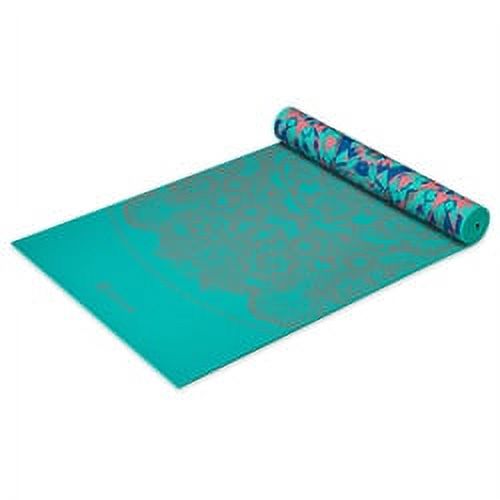 Gaiam Premium Print Reversible Yoga Mat, Reversible Kaleidoscope, 6mm - image 2 of 9