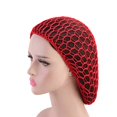 thumbnail image 3 of Siminsem Soft Hairnet Hair A 2Pc Mesh Hair Net Soft Rayon Knit Hat Sleeping Crochet Hairnet Long Hair Net, 3 of 7