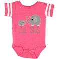 thumbnail image 3 of Inktastic Little Sister Elephant Girls Baby Bodysuit, 3 of 5