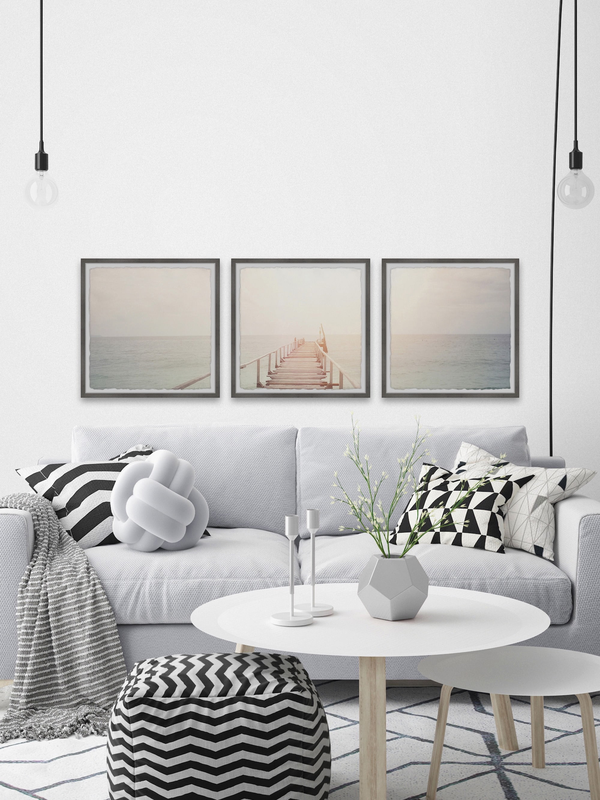 Marmont Hill Into the Light II Triptych, 32" x 96"